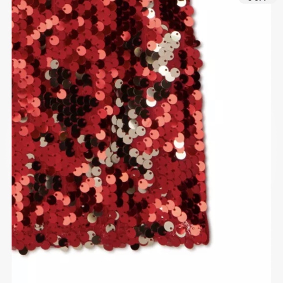 Wonder Nation Girls Red Sequin Dress Size Large (10-12) NEW - Picture 3 of 7